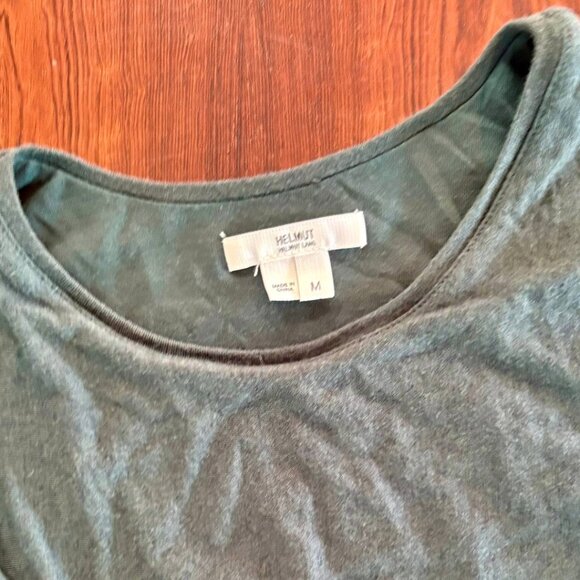 Helmut Lang Ruched Bodycon Dress Dark Green Size M - Picture 7 of 11